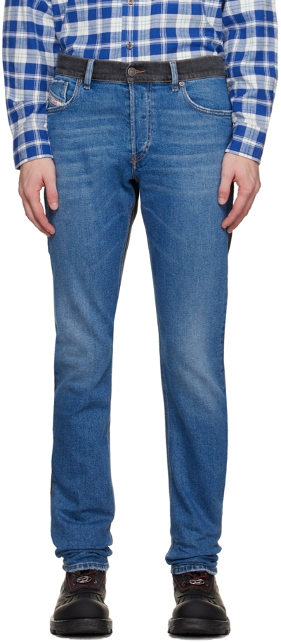 Diesel 1995 D-sark Mid-rise Straight-leg Jeans In Blue