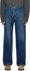 SOLID HOMME BLUE RAW EDGE JEANS