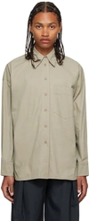 LOW CLASSIC GRAY SLEEVE POINT SHIRT