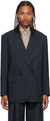 LOW CLASSIC NAVY DOUBLE-BREASTED BLAZER