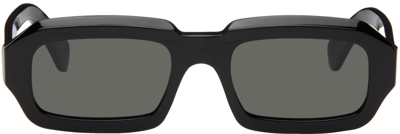 Retrosuperfuture Logo-print Sunglasses In Black