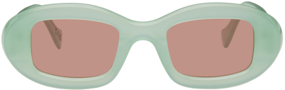 Retrosuperfuture Green Tutto Sunglasses