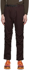 AND WANDER BURGUNDY CLIMBING TROUSERS