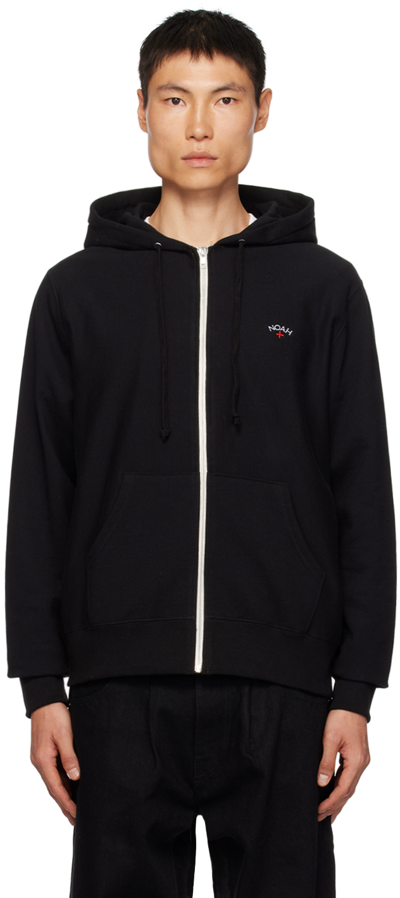 Noah Black Zip Hoodie