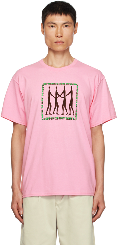 Noah Pink 'truth Is Beauty' T-shirt In Candy Pink