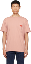 NOAH PINK CHAOS T-SHIRT