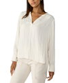 Sanctuary Lizzie Sateen Tunic Top In Cappuccino