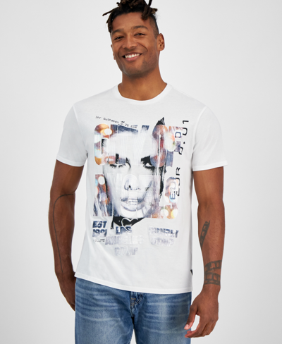 Guess Men's City Of Angels Graphic T-shirt In Pure White