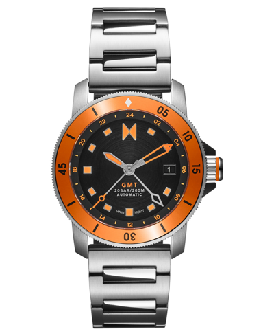 Mvmt Men's Cali Diver Automatic Stainless Steel Bracelet Watch 40mm In Black
