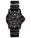 Mvmt Men's Cali Diver Automatic Black Stainless Steel Bracelet Watch 40mm In Black