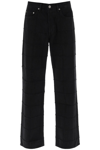 Golden Goose Journey Skate Distressed Jeans In Black