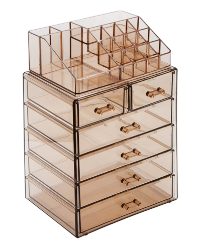 Sorbus Cosmetic Makeup And Jewelry Storage Case In Nocolor