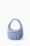 Cos Quilted Mini Bag In Blue