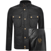 Belstaff Racemaster Waxed Jacket Black In Black