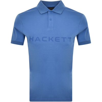 Hackett Heritage Polo T Shirt Blue