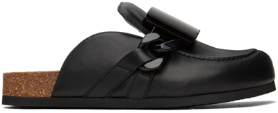 Jw Anderson Black Gourmet Chain Loafers