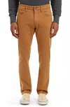 Mavi Jeans Marcus Slim Straight Leg Pants In Caramel Supermove