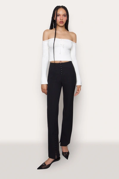 Danielle Guizio Ny Aurora Trouser In Black