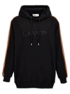 Lanvin Embroidered-logo Cotton Hoodie