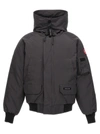 Canada Goose Granite Grey Chilliwack Bomber Jacket With Attached Hood