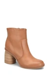 Korks Destiny Block Heel Bootie In Tan