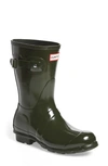 HUNTER 'ORIGINAL SHORT' GLOSS RAIN BOOT