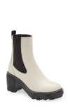 Rag & Bone Shiloh Platform Chelsea Boot In White