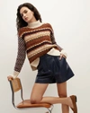 Veronica Beard Clary Turtleneck Wool-blend Sweater In Multi