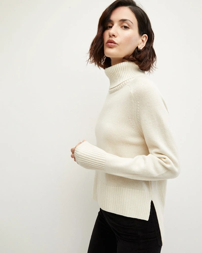 Veronica Beard Lerato Cashmere Jumper In Ivory