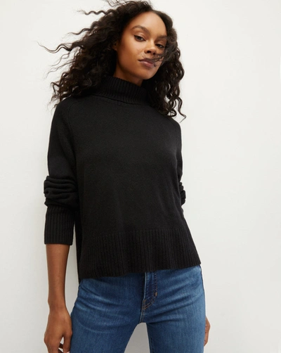 Veronica Beard Lerato Cashmere Sweater In Black