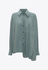 VICTORIA BECKHAM DOUBLE LAYER BLOUSE IN SILK