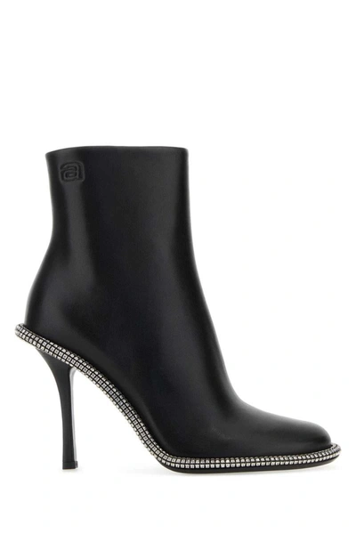 Alexander Wang Kira Ankle Boot In Leather In Black
