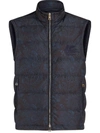 Etro Sleeveless Jacket With Wool Blend Insert