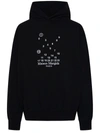 MAISON MARGIELA MAISON MARGIELA BLACK COTTON HOODIE