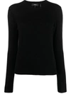 Theory Sweater  Woman Color Black In Black