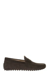 Tod's Gommino Leather Loafer In Dark Brown