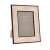 ADDISON ROSS LTD UK ECRU FAUX SHAGREEN & BRONZE PHOTO FRAME