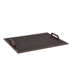 ADDISON ROSS LTD UK ANTHRACITE FAUX SHAGREEN TRAY