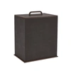 ADDISON ROSS LTD UK ANTHRACITE FAUX SHAGREEN BIN