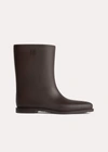 Totême 10mm The Rain Rubber Boots In Coffee