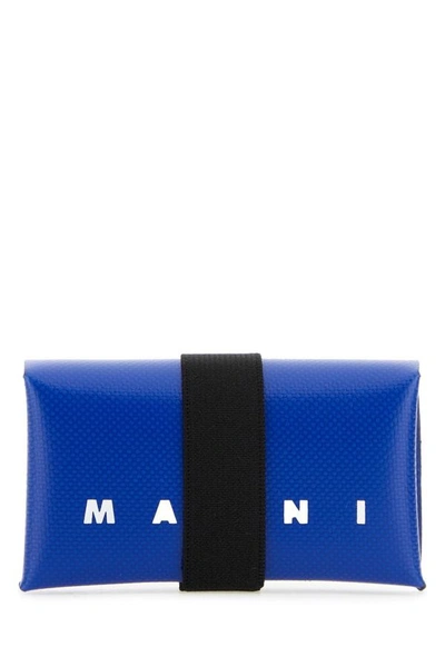 Marni Man Blue Pvc Wallet