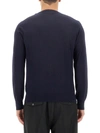 Ballantyne Dark Blue Cashmere Pullover In Blue