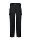 Jw Anderson Belted Padlock Detail Cargo Pants In Black