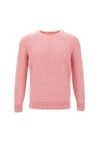 Kangra Cashmere Kangra Man Sweater Mauve Size 46 Cotton, Baby Alpaca Wool, Polyamide, Wool, Elastane In Pink