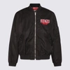 KENZO KENZO BLACK, WHITE AND RED CASUAL JACKET