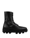 Moncler Carinne Perforated Ankle Boots In Black