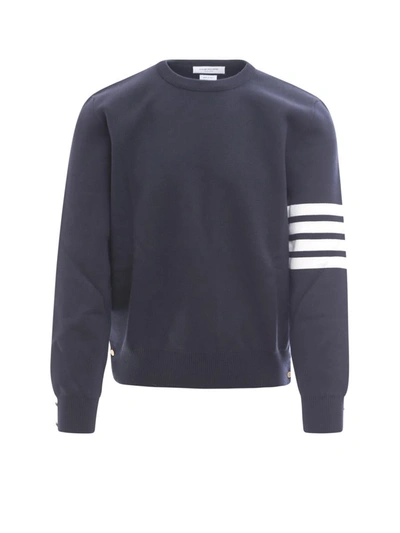 Thom Browne Sweater In Blue