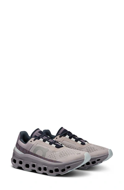 On Women's Cloudmster Lace Up Running Sneakers In Pearl/artic