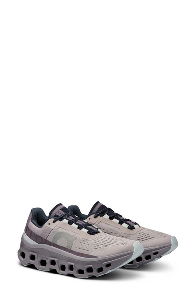 On Women's Cloudmster Lace Up Running Sneakers In Pearl/ Arctic