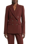 Paige Malbec Blazer In Mahogany